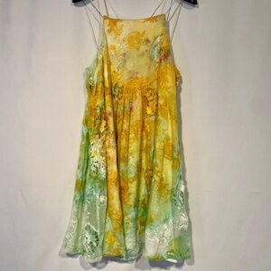 Little White Lies Tie Dyed Lace Hollie Festival Dress, Size Small